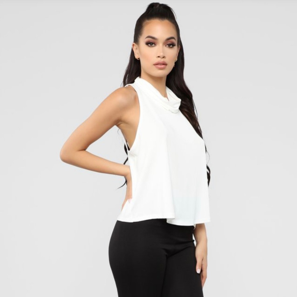 Fashion Nova Cowl Neck Tank